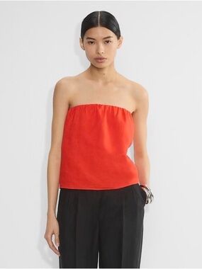 NWT Babaton Midtown Linen Tube Top